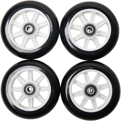 FREEDARE Scooter Wheels 100mm with Bearings Scooter Replacement Wheels 100mm Kick Scooter Wheels Set in Saudi Arabia