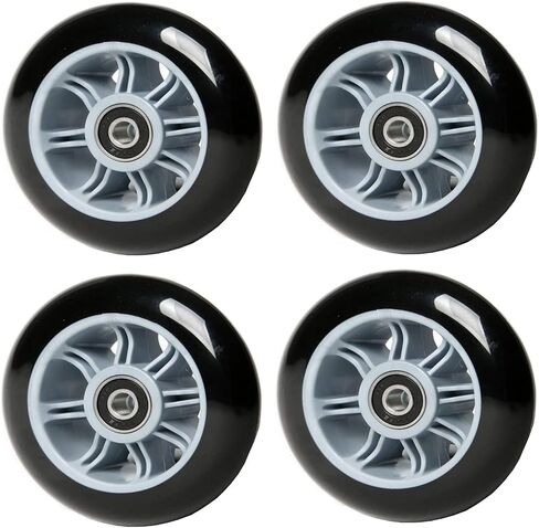 FREEDARE Scooter Wheels 100mm with Bearings Scooter Replacement Wheels 100mm Kick Scooter Wheels Set in Saudi Arabia