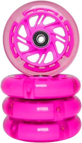 FREEDARE Scooter Wheels 100mm with Bearings Scooter Replacement Wheels 100mm Kick Scooter Wheels Set in Saudi Arabia