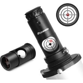 Astromania 1.25Inch Metal Collimating Cheshire Eyepiece Short Version - Bundle with - 1.25" Next Generation Laser Collimator