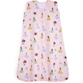 HALO Sleepsack, 100% Cotton Wearable Blanket, Swaddle Transition Sleeping Bag, TOG 0.5, Disney Princess, Large