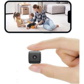4K WIFI Home Security Camera Wireless Mini Indoor Hidden Spy Camera 4K HD With Night Vision Function, Motion Detection Application Built-in Battery Cat And Dog Camera For Home Security Dog Pet Camera