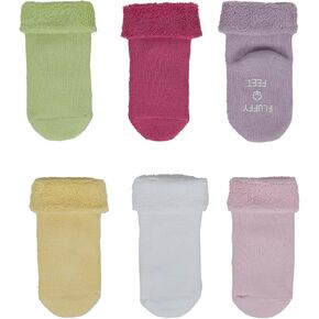 Baby Thick Cotton Socks 6 Pairs Terry Socks Winter Warming Sock Seamless Non Slip Baby Socks for Toddlers Kids