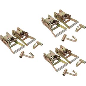 J Finger Hook for 2" Ratchet Strap Tie Down Tow Truck Race Car Hauler Trailer-8PACK