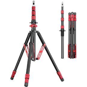 Light Stand Aluminum, Adjustable Tripod Stand for Photography, 260cm/102inch Studio Sturdy Tripod for Speedlite Flash Softbox Strobe Light Camera with Carrying Bag