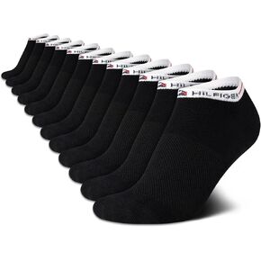 Tommy Hilfiger Women's Low Cut Socks - 12 Pack Lightweight Performance No Show - الجوارب الرياضية للنساء (الأحجام: 4-10)