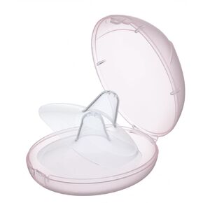 Momcozy Contact Nipple Shields, 100% Food-Grade Silicone for Breastfeeding Difficulties, Ultra-Thin & Super-Soft, Made Without BPA/BPS, Include Carry Case (20mm)