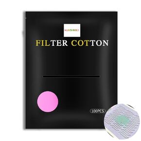 100 Sheets Nail Dust Collector Filter, Most of Nail Vacuum Dust Collector for Nail Salon Nail Dust Filters, Disposable Nail Dust Filters Paper Perfect for Nail Salons and Home Use (Pink)
