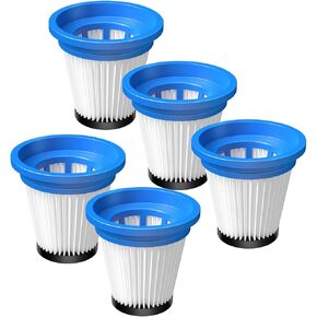 5 Pack 520280 HEPA Replacement Filter Only Compatible with Kenmore DS1030 DS1020 Cordless Stick Vacuum Lightweight Cleaner, Washable and Reusable HEPA Filters