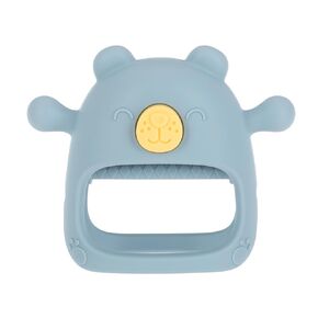 Nuby Silicone Wrist Grip Teething Mitten - 3+ Months, Pink Owl