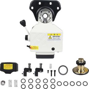 RATTMMOTOR JN400S Power Feed XYZ-Axis 650 in-lb Torque, 0-200RPM, 220V Milling Table Power Feed for Bridgeport and Some Knee Type Milling Machine (X Axis)