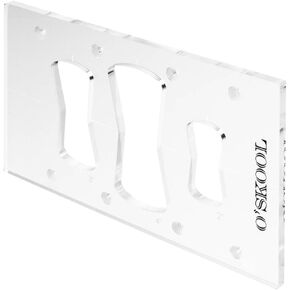 O’Skool Butterfly Inlay Template, Durable 8mm Acrylic Router Template for Decorative Inlays and Woodworking Projects