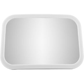Baby Car Mirror with Lights & Voice Control - Rear Facing Car Seat Mirror, Wide Crystal Clear View, Crash Tested & Certified, Fully Assembled