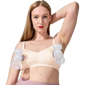 The Do Anything Nursing Bra for Breastfeeding & Hands Free Pumping, Wireless, Adjustable Maternity Bra, Versatile