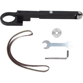 TOPINCN Belt Sander Attachment Modified Angle Grinder Parts Pipe Attachment Sturdy Attachm Woodworking Belt Machine Belt Machine for Mini Belt Sander Attachment Steel Merchandising Racks