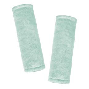 GFU Car Seat Strap Pads for Baby, Soft Shoulder Pads for Comfort, Reversible Seatbelt Covers for Kids, Perfect for Baby Car Seat, Stroller, Swing, High Chair, Size: 6.5 x 6.5 inch, Green