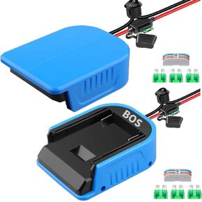 for Bosch 18V Battery Power Wheels Adapter Converter Battery DIY Conversion Kit-2Pcs