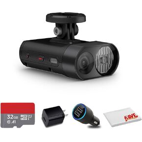 Garmin Varia Vue Headlight Bicycle Camera 4K تسجيل فيديو ، ضوء دراجة ذكي 600-Lumen ، سطوع تلقائي ، اكتشاف الحوادث ، عمر البطارية الطويل ، حزمة توافق Wi-Fi واتفاق الحافة