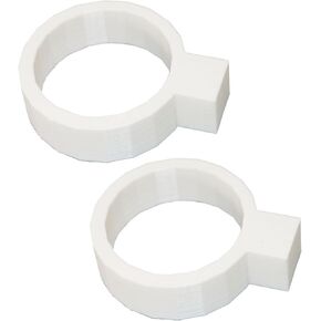 PIAOLGYI Cup Holder Spacer for Freightliner Cascadia,Drinks Holder Adapter for Cascadia,White(2 Pcs)