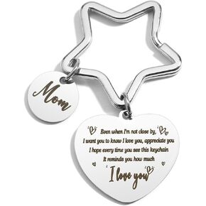 Mom Gifts from Daughter Son,Mothers Day Gifts for Mom from Daughter Son,Mom Keychain,Mom Birthday Gift Ideas