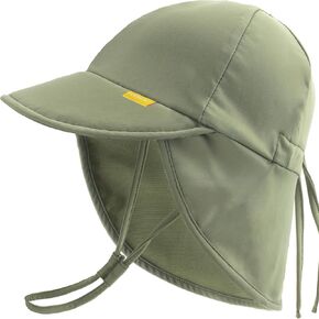 FURTALK Baby Sun Hat Summer Beach Hat UPF 50+ Adjustable Soft Baby Swim Hat with Neck Flap