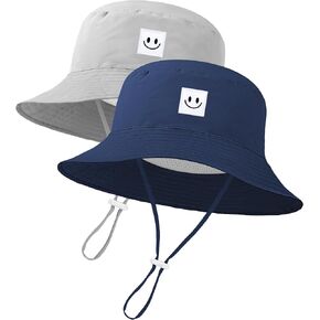 Baby Sun Hat Toddler Bucket Hats UPF 50+ Kids Summer Sun Protection Beach Hat for Boys Girls