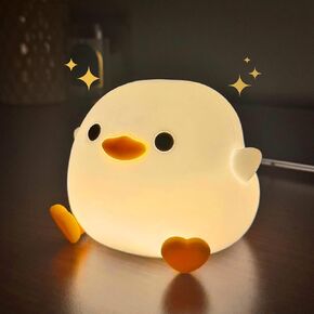 Dodo Duck Night Light, Cute Duck Lamp, Silicone Nursery Lamp, Nursery Night Light for Kids, Gift for Easter, Kids Nursery College Decor