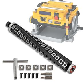 13 بوصة قاطع حلزوني عريال 4 صفوف ل dewalt DW735 DW735X planer ، مع 5 مسامير أجهزة كمبيوتر محزنة و 5 شفرات كربيد احتياطية