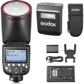 Godox V1 Pro V1Pro-N Camera Flash Speedlite,Godox V1-N Upgraded Version for Nikon Cameras