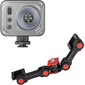 SMALLRIG Vibe P108 Pro RGB Video Light 4661 and Dual Cold Shoe Mount 3483B
