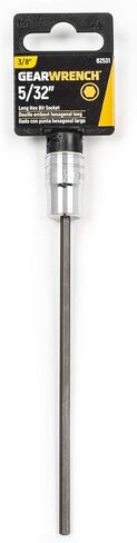 GEARWRENCH 3/8" Drive Long Length Hex Bit SAE Socket 5/32" - 82531 (Pack of 2) in Saudi Arabia
