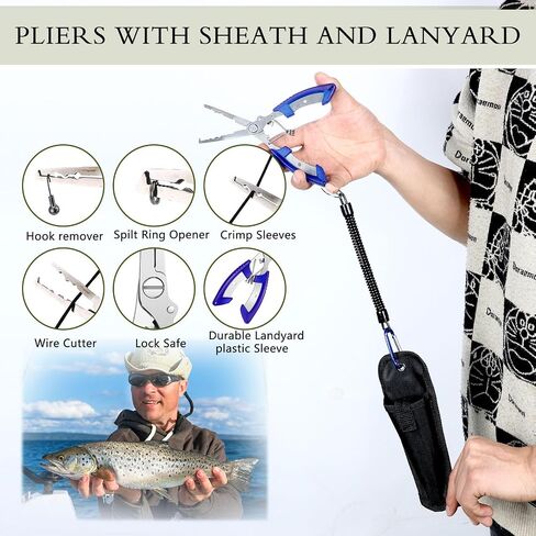 393 Pcs Fishing Tool Kit Include Fishing Backpack Fishing with Tackle Boxes Fishing Pliers Kit Fishing Bait Lure Fishing Gear Kit Fish Hook Remover Tool Fishing Hooks for Men Women Outdoor in Saudi Arabia