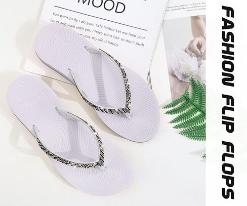 زحف راينستون للسيدات في كويلو مع دعم القوس الراحة اليوغا وسادة السقفة الموضة شاطئ الصيف سفر تقويم العظام المشي ثونغ الرمال in Kuwait