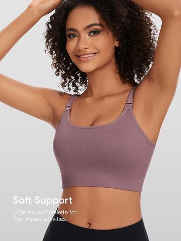 Angelhood Women's Non-Padded Minimizer Sports Nursing Bras Wirefree Full Coverage Large Bust Light Support Sport in Kuwait