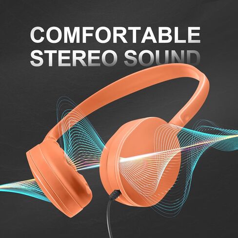 30 Pack Wired Headphones, Adjustable On Ear Headphones, Kids Headphones with Stereo, Children Headphones Earbuds for Kids, Boys, Girls, Schools, Laptop, Travel, Plane, Tablet, 6 Colors in Saudi Arabia