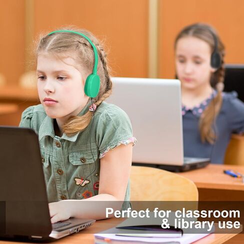 30 Pack Wired Headphones, Adjustable On Ear Headphones, Kids Headphones with Stereo, Children Headphones Earbuds for Kids, Boys, Girls, Schools, Laptop, Travel, Plane, Tablet, 6 Colors in Saudi Arabia