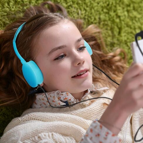 30 Pack Wired Headphones, Adjustable On Ear Headphones, Kids Headphones with Stereo, Children Headphones Earbuds for Kids, Boys, Girls, Schools, Laptop, Travel, Plane, Tablet, 6 Colors in Saudi Arabia