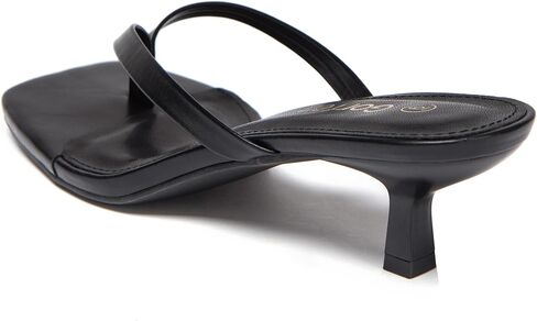Women's Kitten Heel Sandals Square Toe Slip-On Flip Flop Heels Thong Sandals for Summer 2 Inch Heeled Sandals in Saudi Arabia