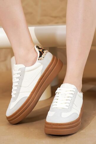 Project Cloud Lightweight Platform Sneakers for Women Footwear (Volley) | Memory Foam Insole for Comfortability; Non-Slip Casual Platform Shoes for Women Sneakers; Lightweight Lace-up Womens Shoes in Saudi Arabia