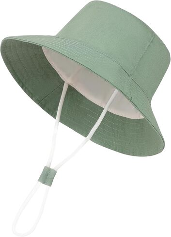 فيرجان عذراء 2 عبوات الطفل شمس قبعة UPF 50+ الشمس الواقية دلو دلو القبعة الصيف الأطفال القبعات الشاطئ in Kuwait