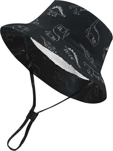 Urban Virgin 2-Packs Baby Sun Hat UPF 50+ Sun Protective Toddler Bucket Hat Summer Kids Beach Hats in Saudi Arabia
