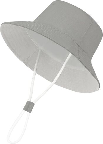 فيرجان عذراء 2 عبوات الطفل شمس قبعة UPF 50+ الشمس الواقية دلو دلو القبعة الصيف الأطفال القبعات الشاطئ in Kuwait