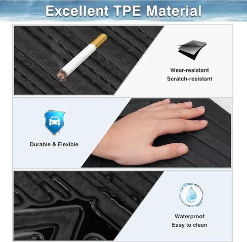 Mixsuper Floor Mats Cargo Liner for Nissan Rogue 2021-2024 All Weather 2 Row Floor Liners & Trunk Mat Set Black (Not for Nissan Rogue Sport) in Kuwait