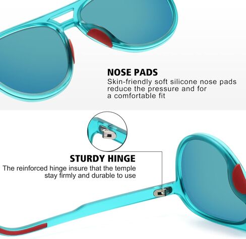 STORYCOAST Polarized Aviator Sunglasses for Men Women Classic Retro Aviators Sports Driving Running Sun Glasses in Saudi Arabia