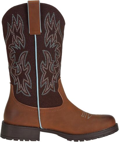 SheSole Ladies Western Cowboy Boots for Women Slip Resistant Cowgirl Work Boots Wide Calf Round Toe in Saudi Arabia