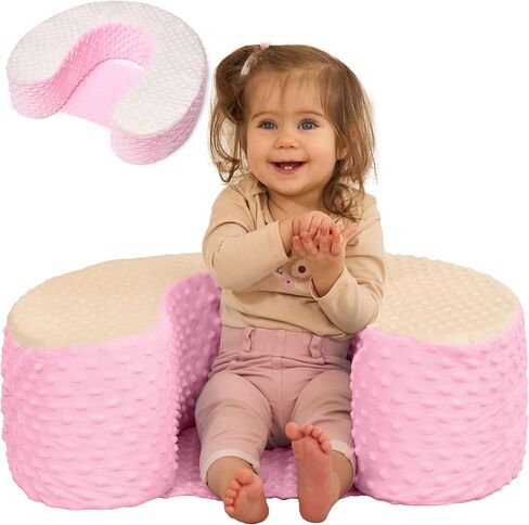 ODOXIA Baby Sit Up Pillow | Baby Pillow for Sitting Up | Comfortable Infant Seat for Early Sitting & Playtime | Soft & Stable Seat with Ring in Saudi Arabia