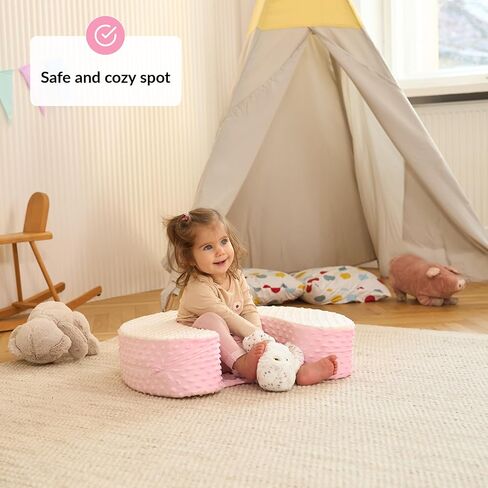 ODOXIA Baby Sit Up Pillow | Baby Pillow for Sitting Up | Comfortable Infant Seat for Early Sitting & Playtime | Soft & Stable Seat with Ring in Saudi Arabia