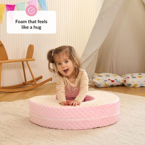 ODOXIA Baby Sit Up Pillow | Baby Pillow for Sitting Up | Comfortable Infant Seat for Early Sitting & Playtime | Soft & Stable Seat with Ring in Saudi Arabia