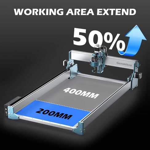 SainSmart Genmitsu 4040 RENO Aluminum & MDF Hybrid Spoilboard, Upgrade Hybrid Table for 4040 RENO CNC Router Milling Machine in Saudi Arabia