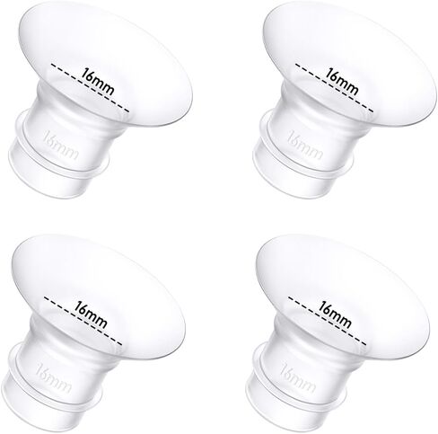 4Pcs Breast Pump Flange Insert 14mm Compatible with Momcozy/Spectra/Medela/eufy/Elvie/Lansinoh/Paruu P10 Breast Pump, Fit for Momcozy M5/M9/M6/V2 Pro/V2 pro/S12 Pro/eufy E10 S1 S1 Pro, 24mm Flange in Saudi Arabia